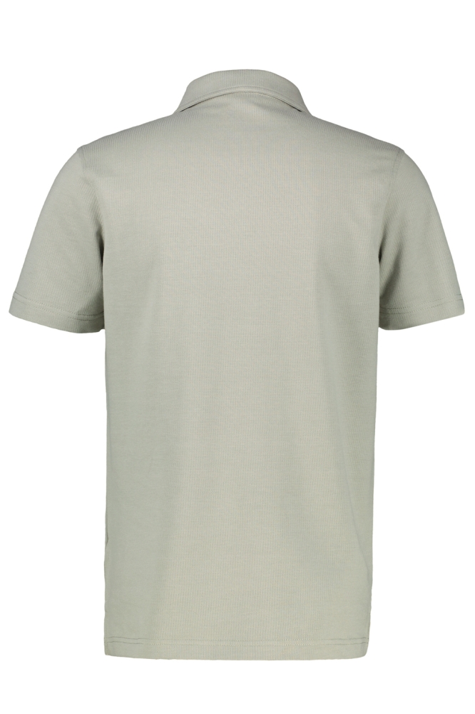 POLOSHIRT MET RITS 2553247 633 TINTED GREY